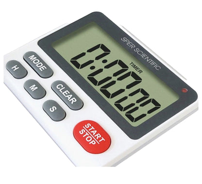 24 Hour Digital Lab + Kitchen Timer with LED Light - Sper Scientific