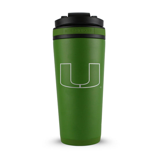 Officially Licensed University of Miami 26oz Ice Shaker Ice Shaker