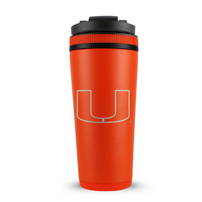 Officially Licensed University of Miami 26oz Ice Shaker Ice Shaker