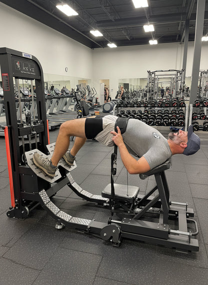 Selectorized Hip Thrust Glute Machine w/ 250lb Weight Stack (New)