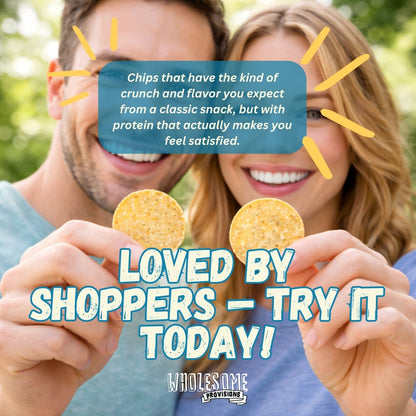 Protein Chips - Sea Salt Vinegar, High Protein & Fiber, Low Carb
