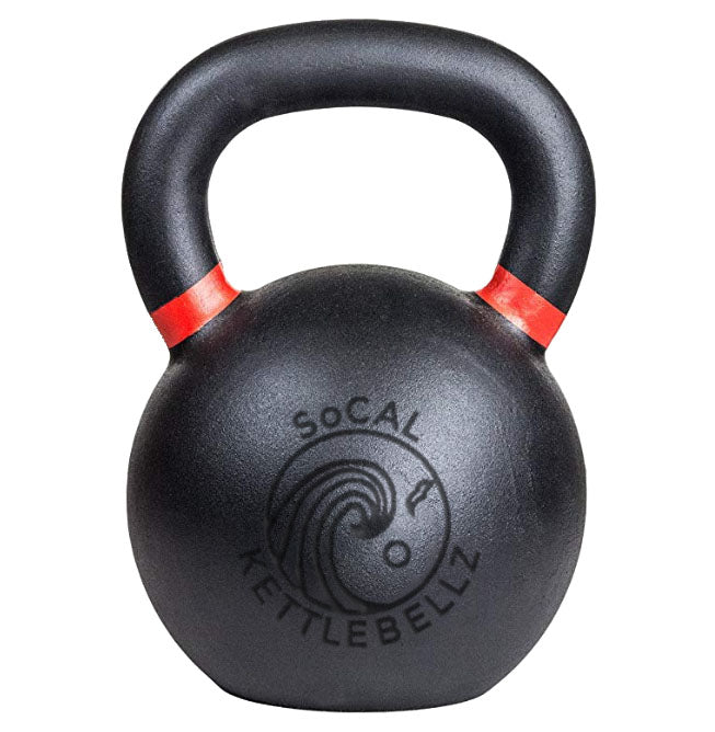 32 kg (70 lb) Powder-Coated Cast-Iron Kettlebell – Black | SoCal Kettlebellz SoCal Kettlebellz