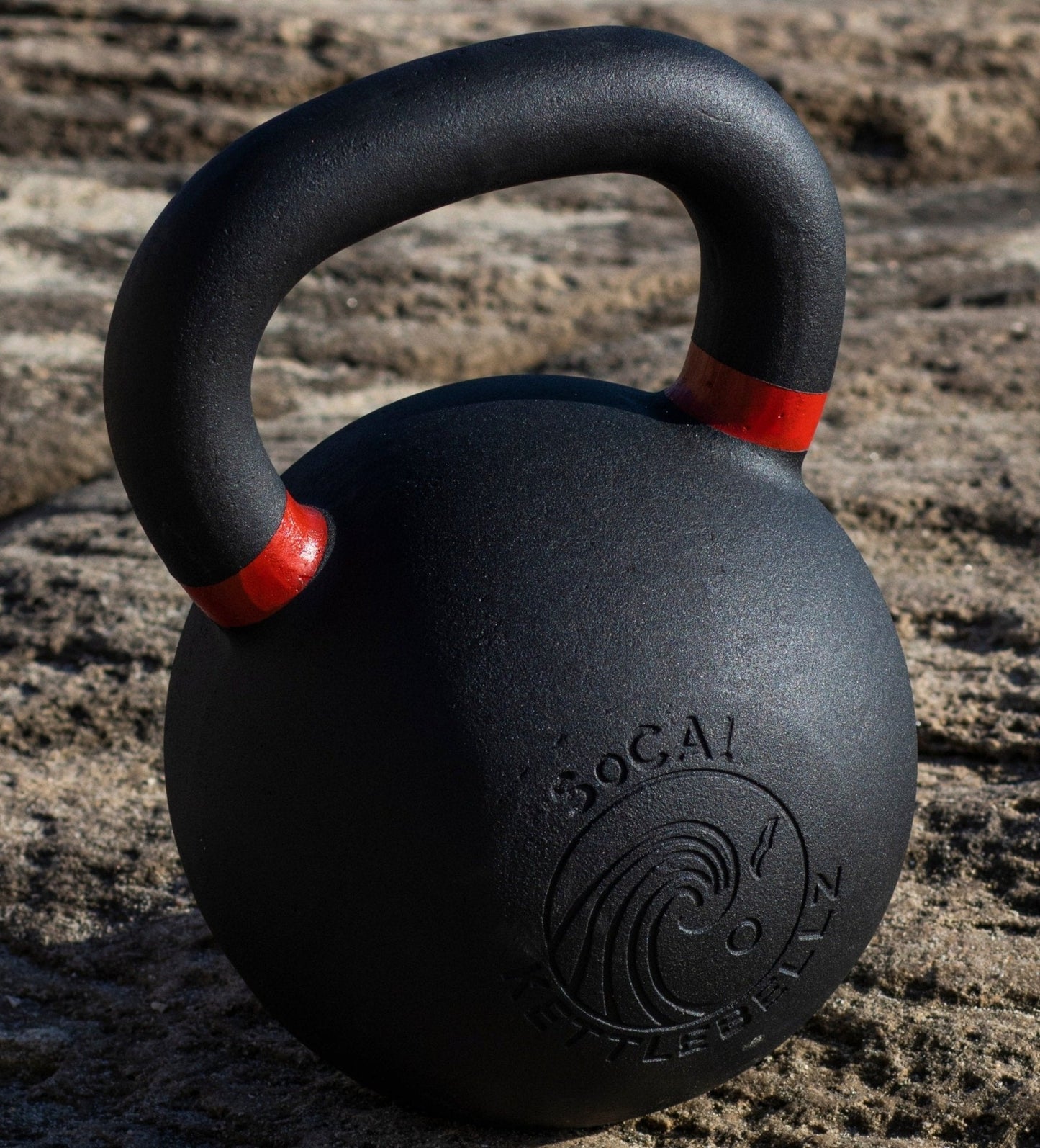 32 kg (70 lb) Powder-Coated Cast-Iron Kettlebell – Black | SoCal Kettlebellz SoCal Kettlebellz
