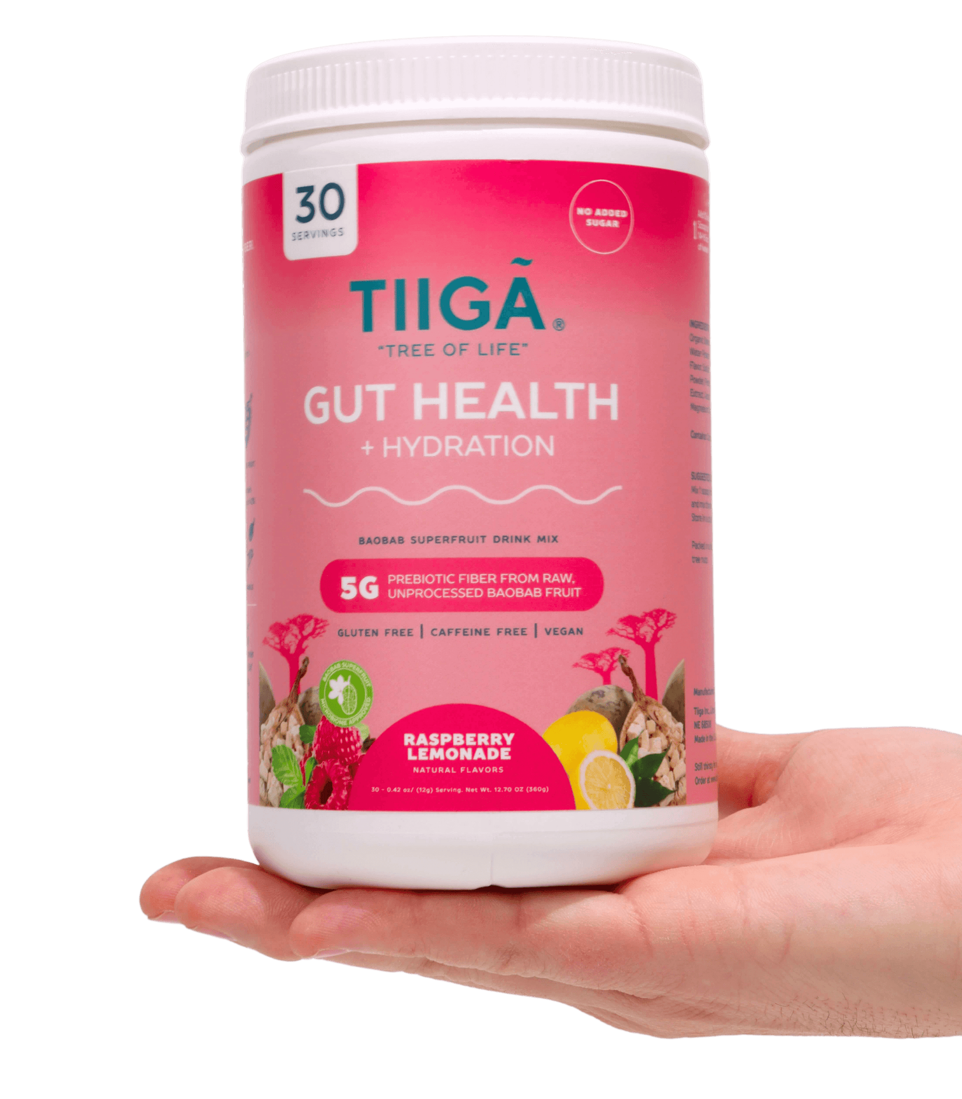 Gut Health + Hydration 30 Serving Tubs - Tiiga - The Track and Field Store