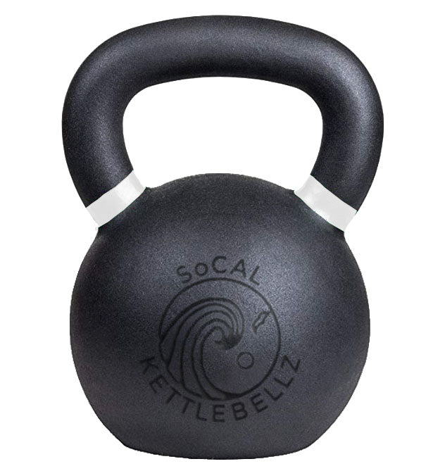 36 kg (80 lb) Powder-Coated Cast-Iron Kettlebell – Black | SoCal Kettlebellz SoCal Kettlebellz