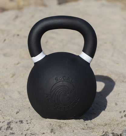 36 kg (80 lb) Powder-Coated Cast-Iron Kettlebell – Black | SoCal Kettlebellz SoCal Kettlebellz