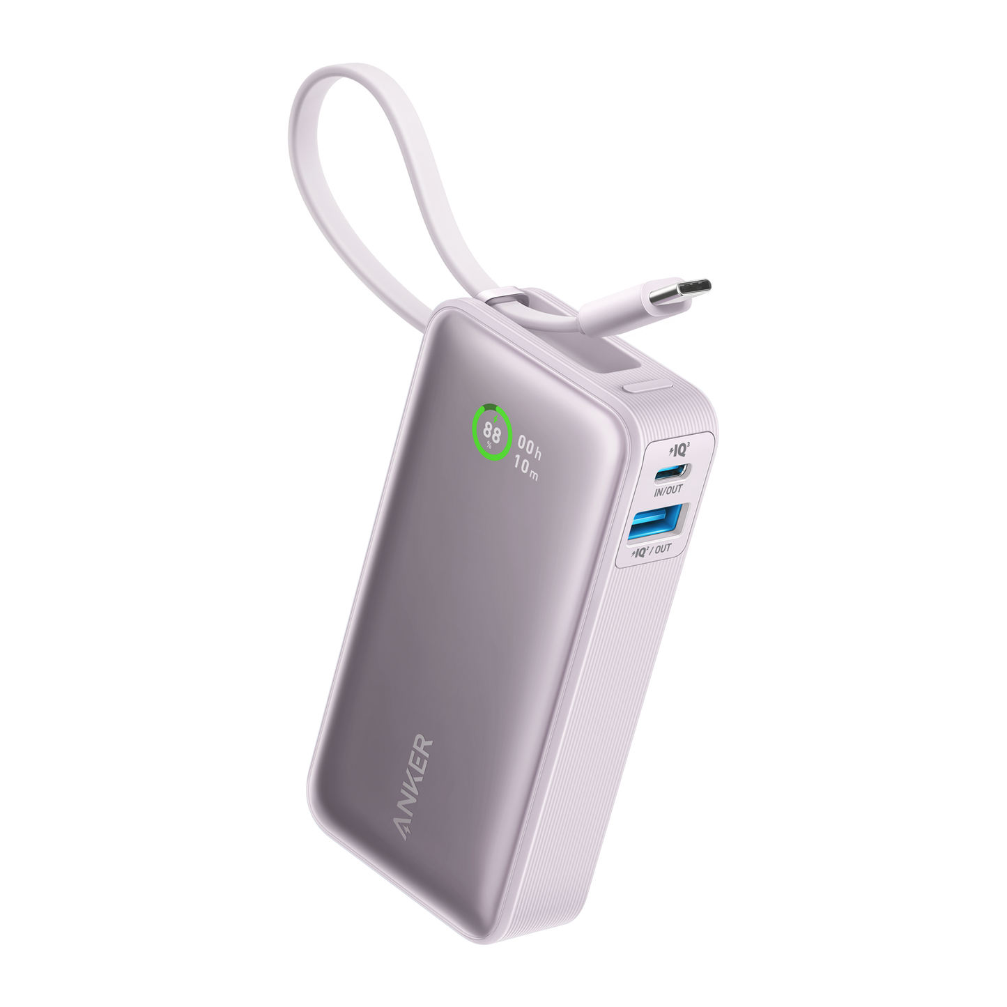 Anker Nano Power Bank (30W, Built-In USB-C Cable) Anker