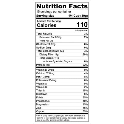 Miracle Flour Brand - 100% Sweet Lupin Flour, Non-GMO, Low Carb Flour, 1 lb. - Wholesome Provisions