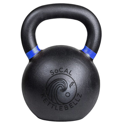 40 kg (88 lb) Powder-Coated Cast-Iron Kettlebell – Black | SoCal Kettlebellz SoCal Kettlebellz