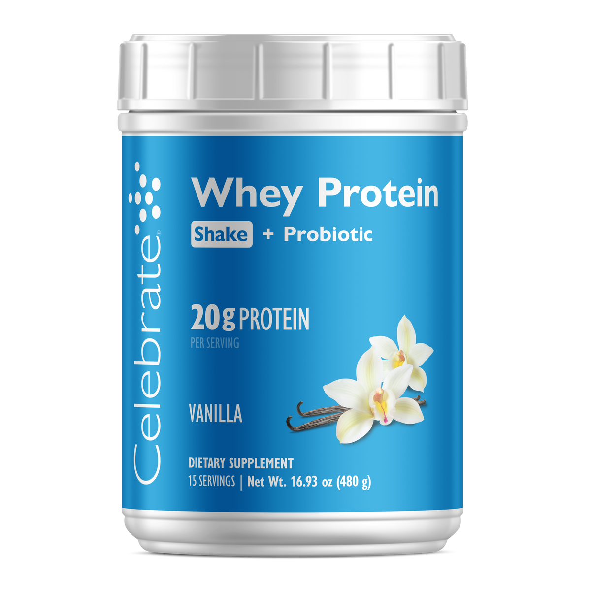 Celebrate® Whey Protein Shake + Probiotic