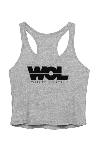 Lightweight Cropped Racer Tank - Without Limits