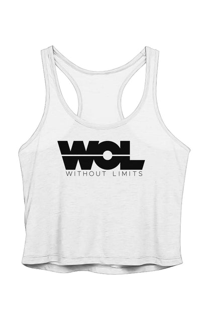 Lightweight Cropped Racer Tank - Without Limits