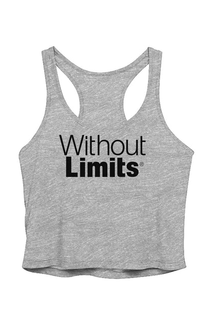 Lightweight Cropped Racer Tank - Without Limits