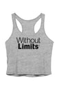 Lightweight Cropped Racer Tank - Without Limits