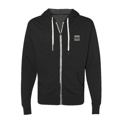 Heathered French Terry Full-Zip Hooded Sweatshirt - Without Limits