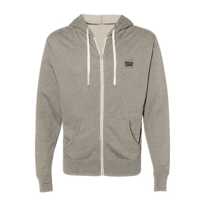 Heathered French Terry Full-Zip Hooded Sweatshirt - Without Limits