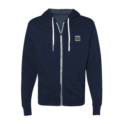 Heathered French Terry Full-Zip Hooded Sweatshirt - Without Limits