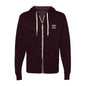 Heathered French Terry Full-Zip Hooded Sweatshirt - Without Limits