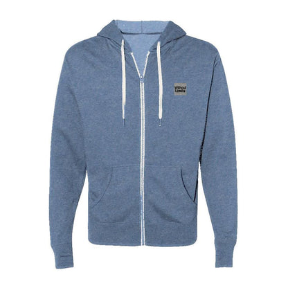Heathered French Terry Full-Zip Hooded Sweatshirt - Without Limits