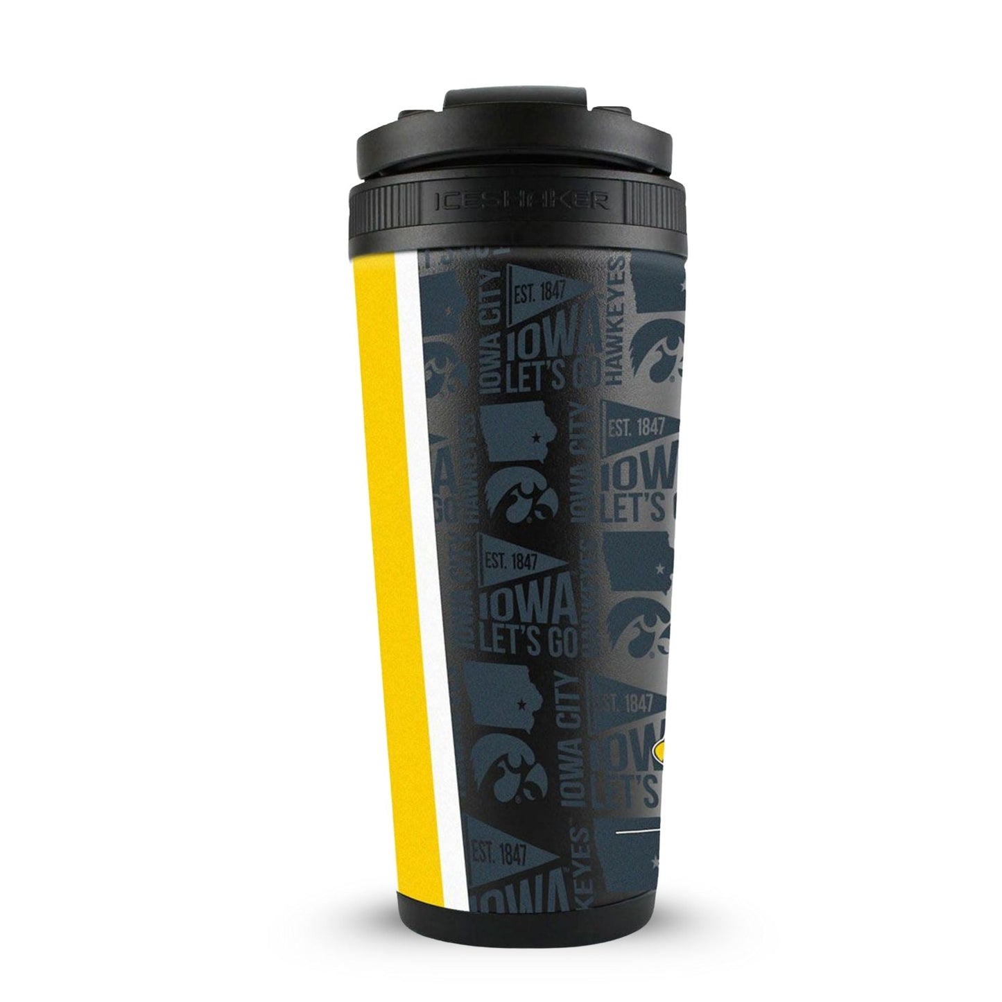 The College Vault - Iowa Hawkeyes 4D Ice Shaker Ice Shaker