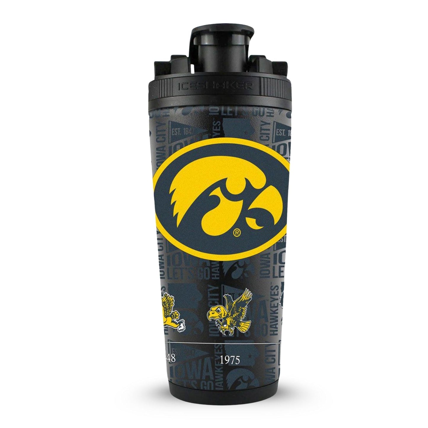 The College Vault - Iowa Hawkeyes 4D Ice Shaker Ice Shaker