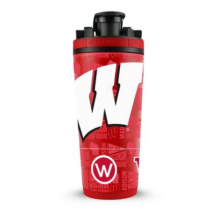 The College Vault - Wisconsin Badgers 4D Ice Shaker Ice Shaker