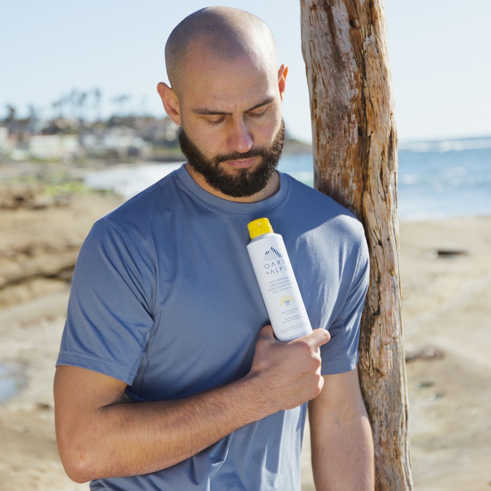 100% Mineral Antioxidant Sunscreen Spray with SPF 50 - Oars + Alps - The Track and Field Store