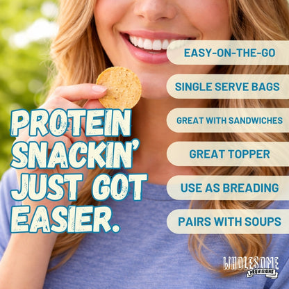 Protein Chips - Sea Salt Vinegar, High Protein & Fiber, Low Carb