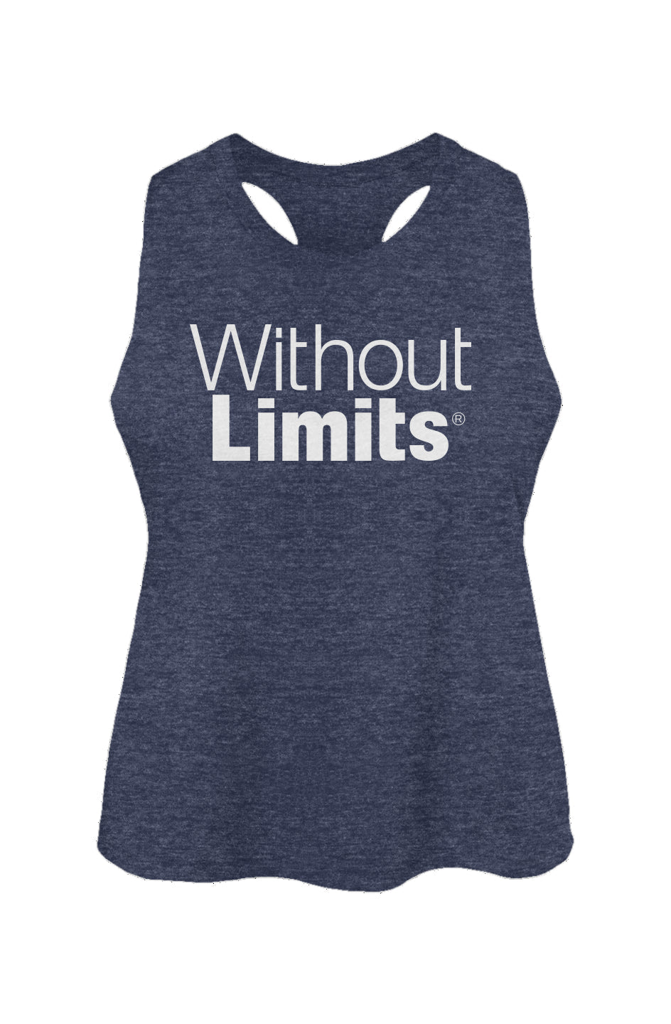 Racerback Cropped Tank - Without Limits