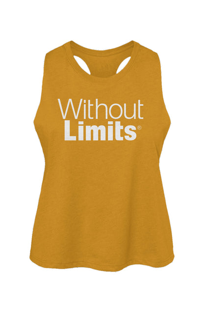 Racerback Cropped Tank - Without Limits