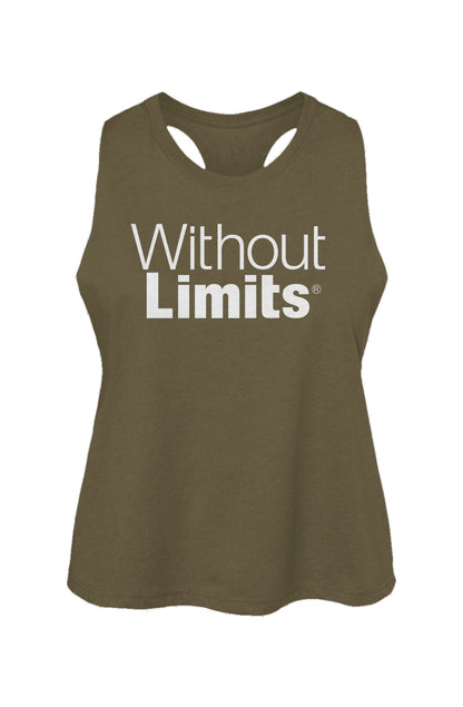 Racerback Cropped Tank - Without Limits