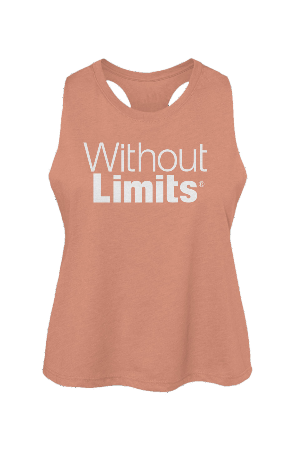 Racerback Cropped Tank - Without Limits
