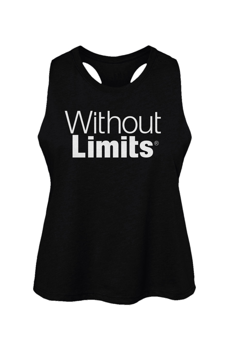 Racerback Cropped Tank - Without Limits