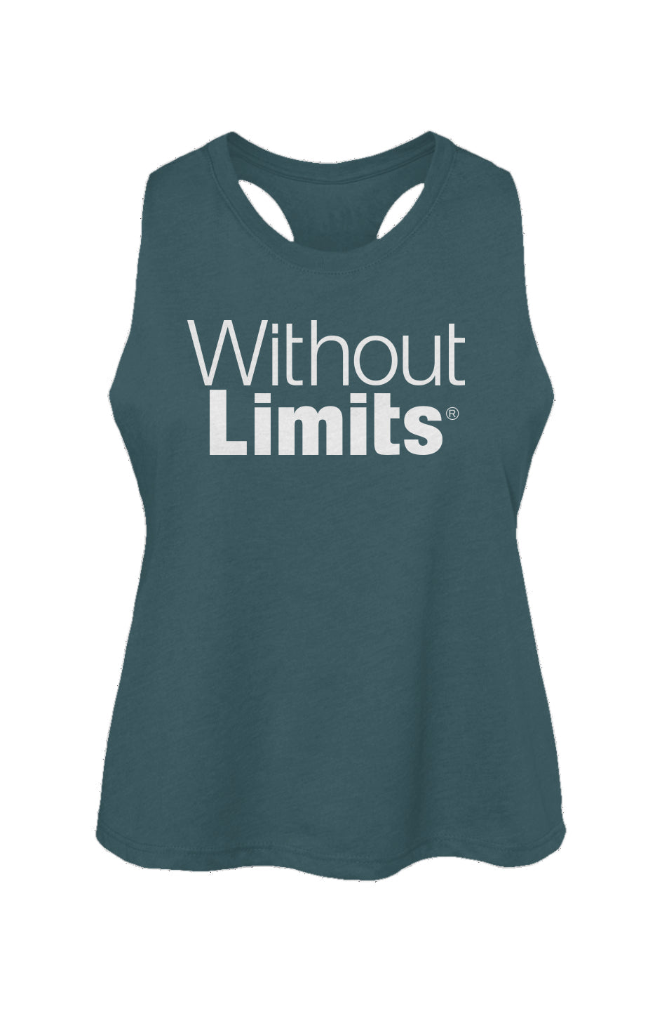 Racerback Cropped Tank - Without Limits
