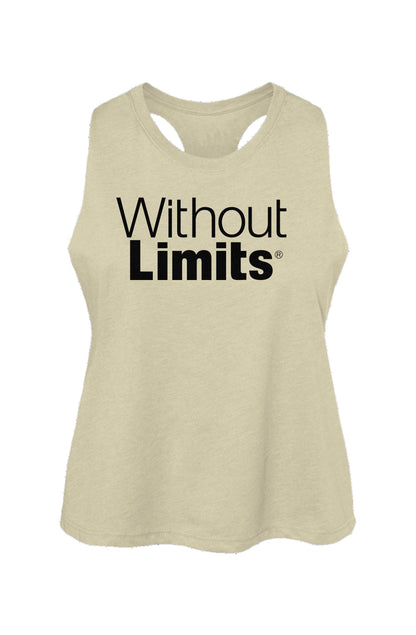 Racerback Cropped Tank - Without Limits