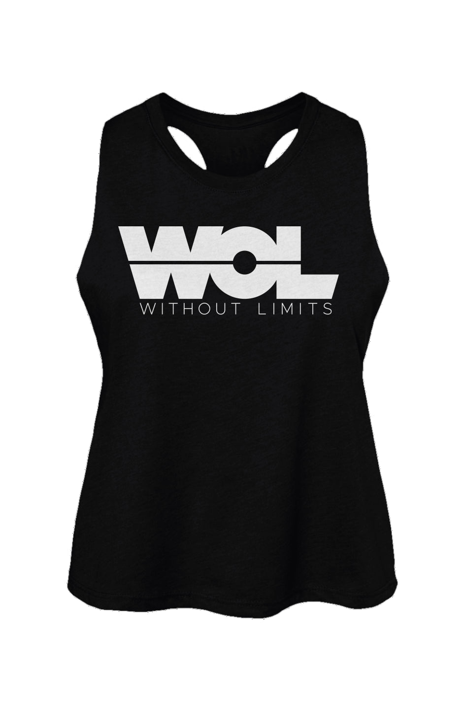 Racerback Cropped Tank - Without Limits