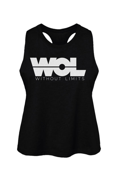 Racerback Cropped Tank - Without Limits