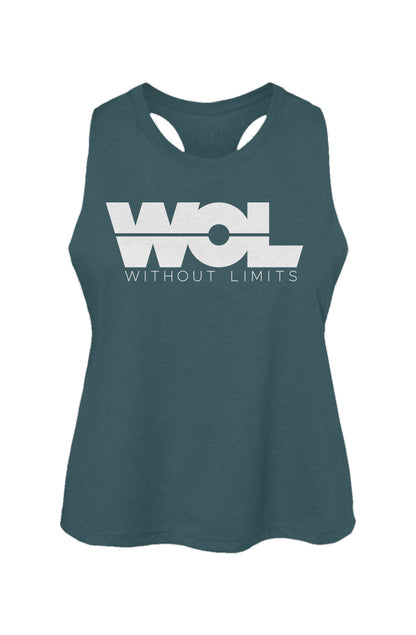 Racerback Cropped Tank - Without Limits