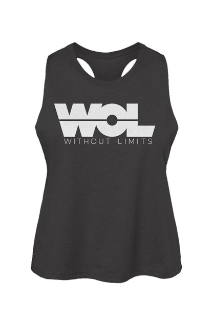 Racerback Cropped Tank - Without Limits