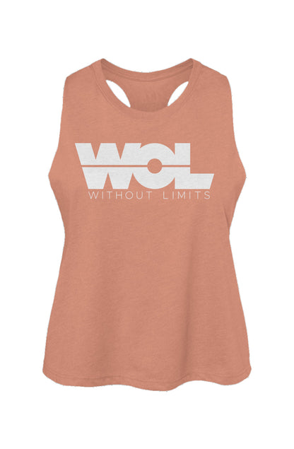 Racerback Cropped Tank - Without Limits