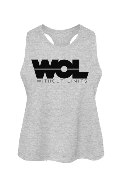 Racerback Cropped Tank - Without Limits