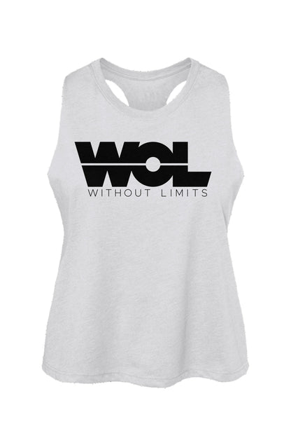 Racerback Cropped Tank - Without Limits