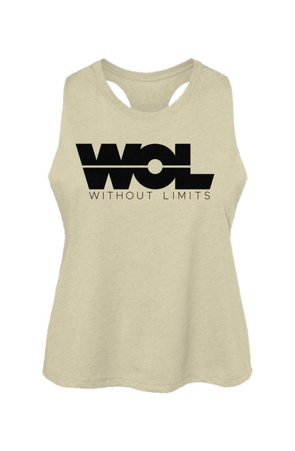 Racerback Cropped Tank - Without Limits