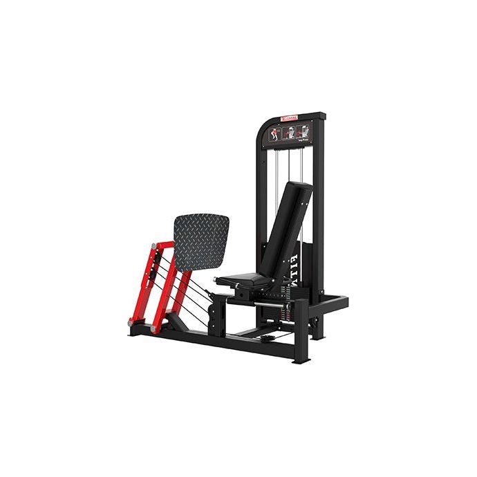 Selectorized Horizontal Leg Press with 250lb weight stacks (New)