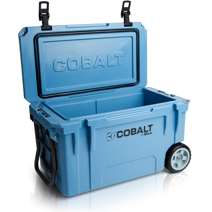 Cobalt 55 Quart with Wheels Roto-Molded Super Cooler - Blue Coolers - The Track and Field Store