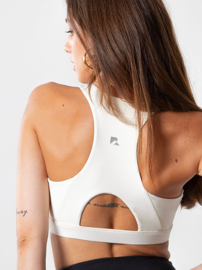 LuxeForm Heart Bra Beige - Runner's Athletics - The Track and Field Store