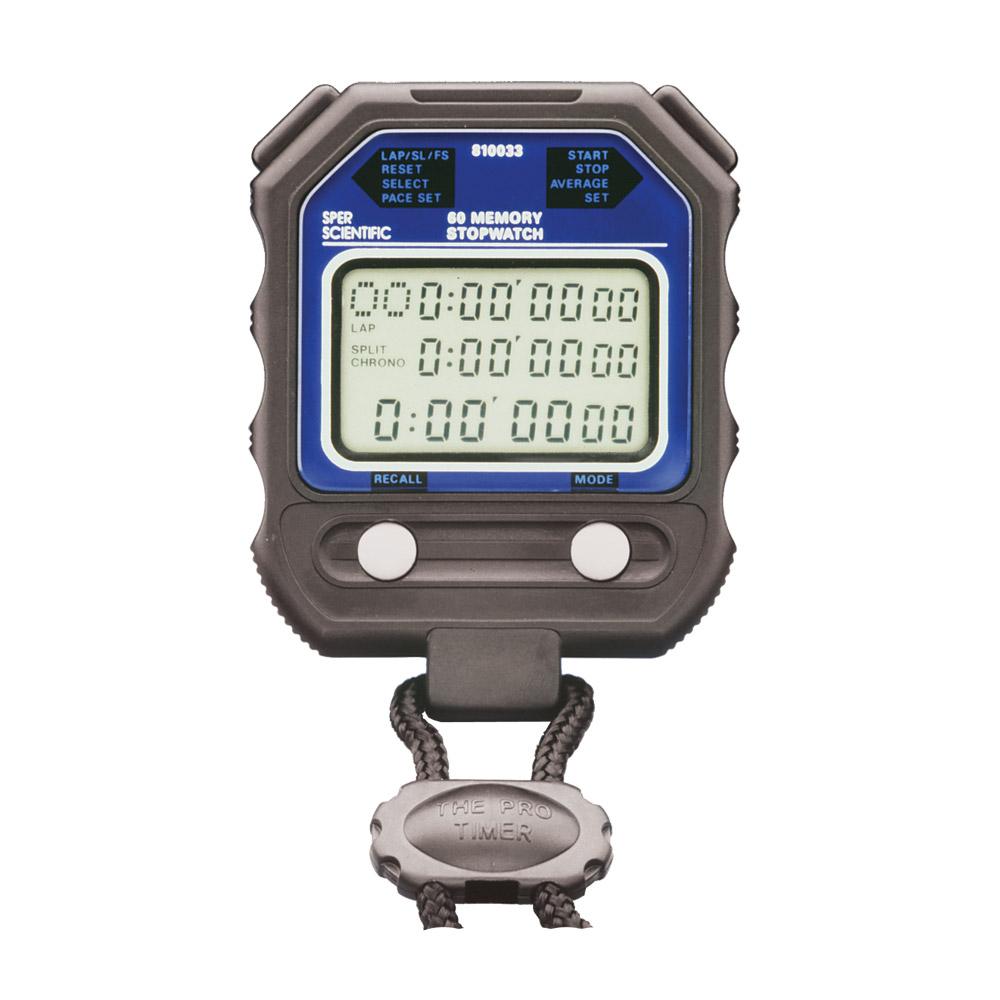 60-Memory Stopwatch - Sper Scientific
