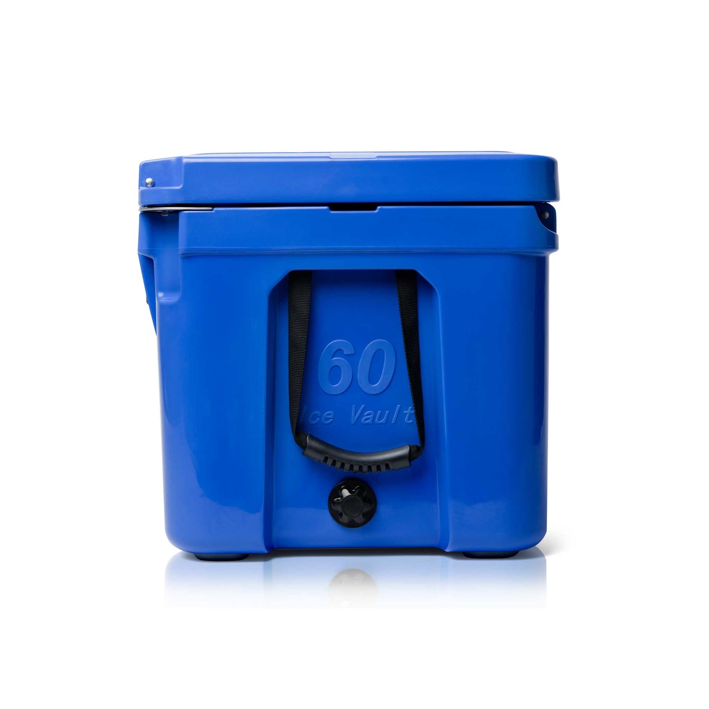 60 Quart Ice Vault Roto-Molded Cooler - Blue Coolers - The Track and Field Store