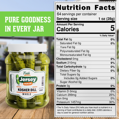 Whole Kosher Dill Pickles