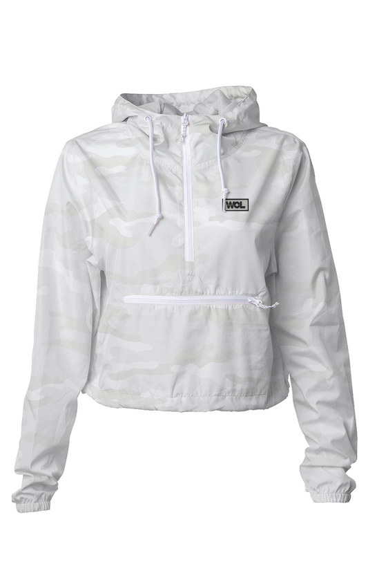 Lightweight Pullover Crop Windbreaker